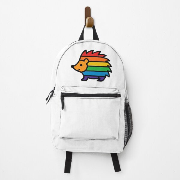 Item preview, Rainbow Queer Hedgehog designed and sold by StateofQueer.