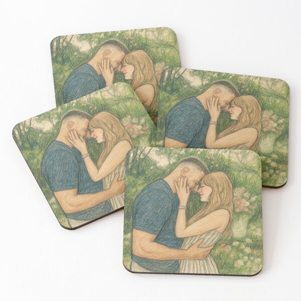 Item preview, Taylor and Travis Engagement – Wedding Digital Art designed and sold by visualvibesss.