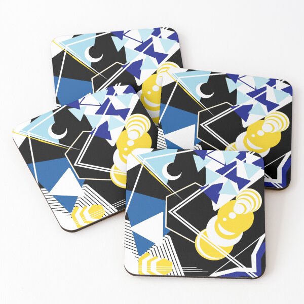 Item preview, Design 79 - Abstract geometry painting designed and sold by Manoella Free Art.