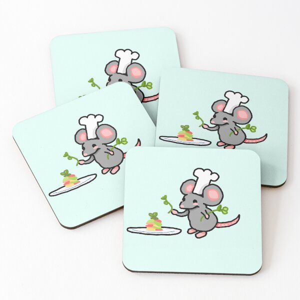 Item preview, Chef Ratatat Plating Gourmet Dish – Cute Cartoon Mouse Cooking Art designed and sold by Heavenly-Cloudz.