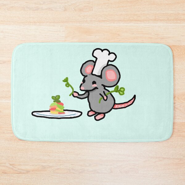 Item preview, Chef Ratatat Plating Gourmet Dish – Cute Cartoon Mouse Cooking Art designed and sold by Heavenly-Cloudz.