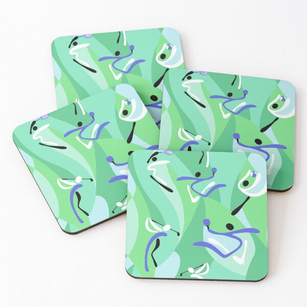 Item preview, Active Life-Green Tonal designed and sold by Fabricatemyart.