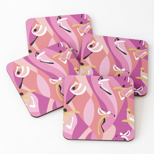 Item preview,  Active Life-Dull Pink Tonal designed and sold by Fabricatemyart.
