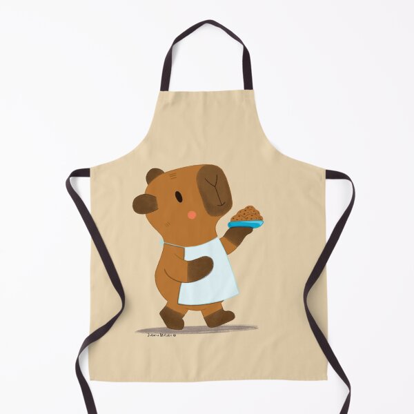 Item preview, Capybara baking cookies designed and sold by julianamotzko.