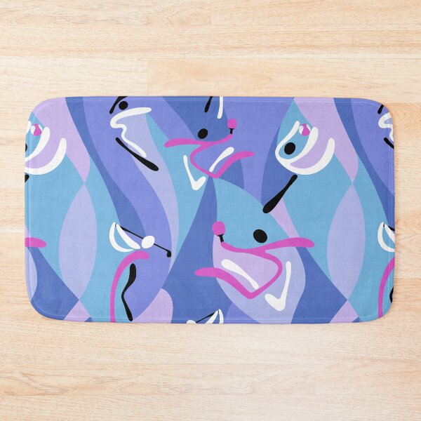 Item preview, Active Life- Blue Periwinkle Tonal designed and sold by Fabricatemyart.