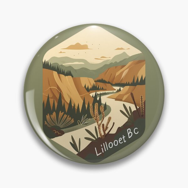 Item preview, Lillooet BC Canyon Desert Abstract, Interior British Columbia Nature Design designed and sold by meganohm.