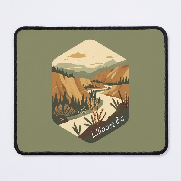 Item preview, Lillooet BC Canyon Desert Abstract, Interior British Columbia Nature Design designed and sold by meganohm.