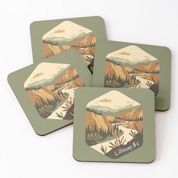 Item preview, Lillooet BC Canyon Desert Abstract, Interior British Columbia Nature Design designed and sold by meganohm.