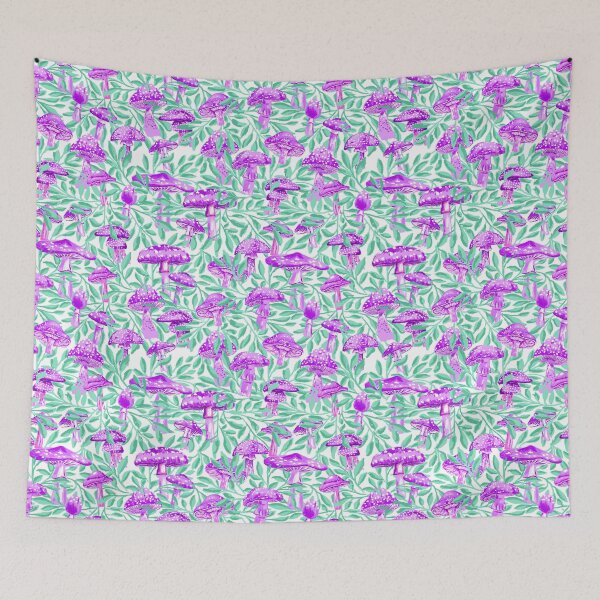 Item preview, Mushy Mush-Purple Jade designed and sold by Fabricatemyart.