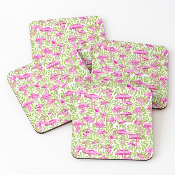 Item preview, Mushy Mush-Pink Green  designed and sold by Fabricatemyart.