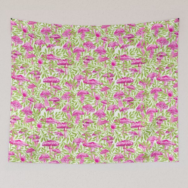 Item preview, Mushy Mush-Pink Green  designed and sold by Fabricatemyart.