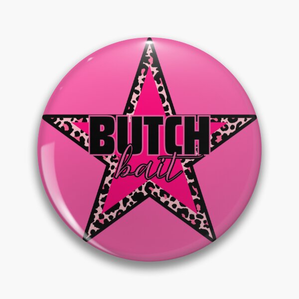 Item preview, BUTCH BAIT pink leopard print star designed and sold by ezndwhizz.