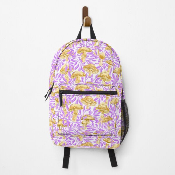 Item preview, Mushy Mush-Ochre Yellow & Lavender designed and sold by Fabricatemyart.