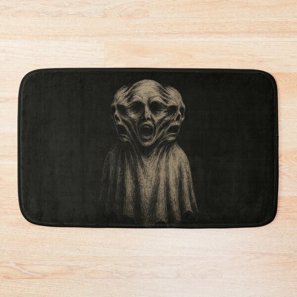 Item preview, Three-Faced Creepy Ghost – Distorted Horror Spirit in Grunge Style designed and sold by Meandmyshop.
