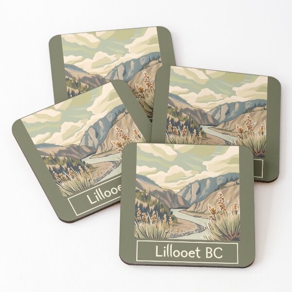 Item preview, Lillooet BC Fraser River Canyon, British Columbia Mountain Landscape designed and sold by meganohm.
