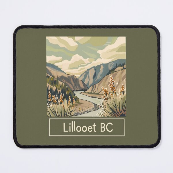 Item preview, Lillooet BC Fraser River Canyon, British Columbia Mountain Landscape designed and sold by meganohm.
