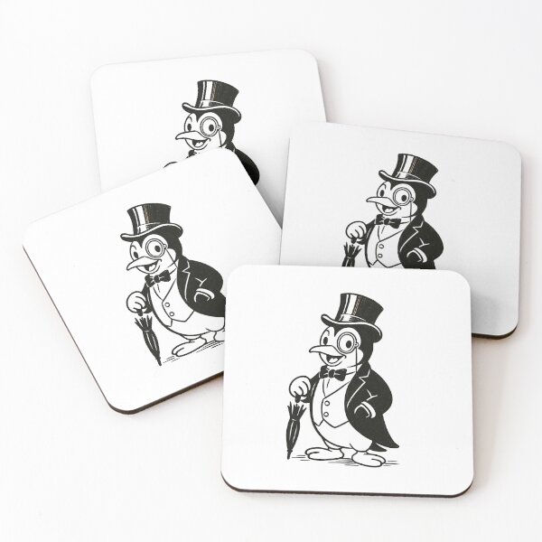 Item preview, Dapper Penguin Cartoon – Vintage 1930s Style Character Art designed and sold by planetGDstudio.