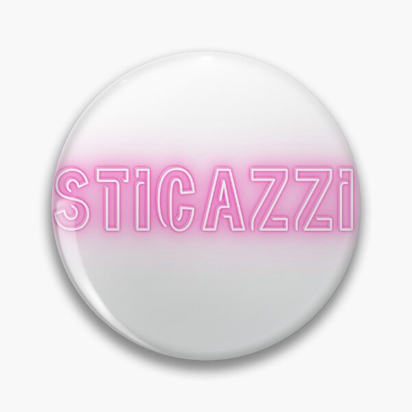 Item preview, Sticazzi Neon Sign – Italian Slang in Pink Glow designed and sold by CPKN.