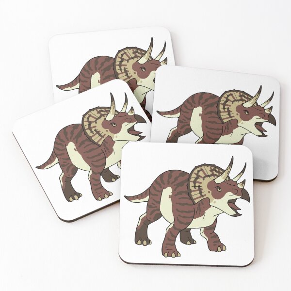 Item preview, Dessert/Marron themed Triceratops  designed and sold by PrehistoricCrab.