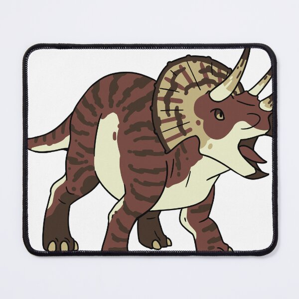 Item preview, Dessert/Marron themed Triceratops designed and sold by PrehistoricCrab.