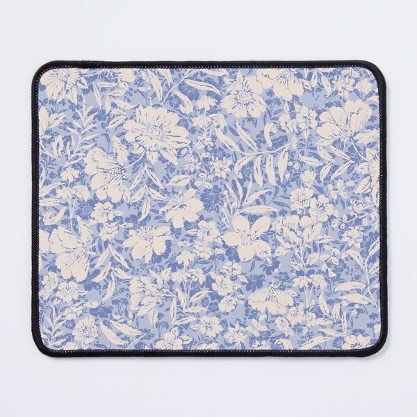 Item preview, Megha-Monochrome Halogen Blue designed and sold by Fabricatemyart.
