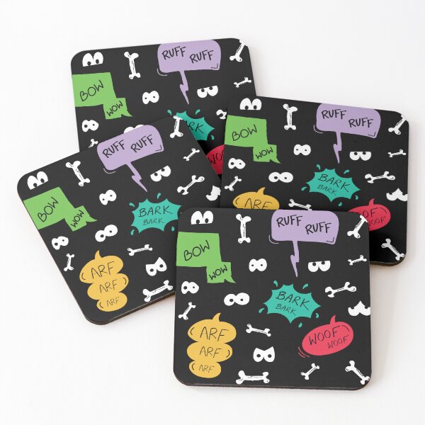 Item preview, Funny dogs at night designed and sold by ScrAPlez.