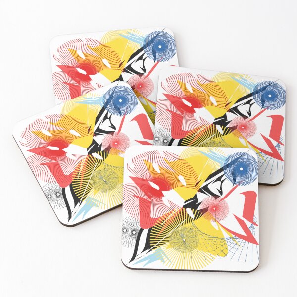 Item preview, Design 80 - Abstract geometry painting designed and sold by Manoella Free Art.