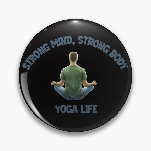 Item preview, Strong Mind, Strong Body, Yoga Life – Men’s Yoga Shirt designed and sold by Maggiepeshop.