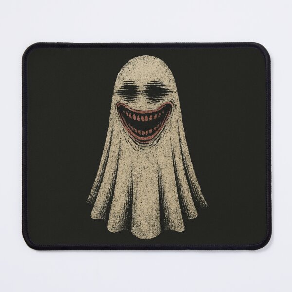 Item preview, Creepy Face Ghost – Distorted Grinning Horror Spirit designed and sold by Meandmyshop.