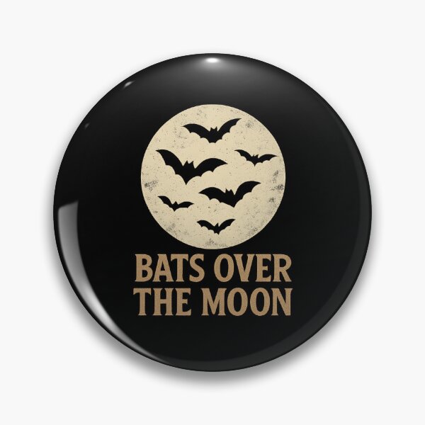 Item preview, Bats Over the Moon – Vintage Halloween Night Design designed and sold by ArcadiaSilence.
