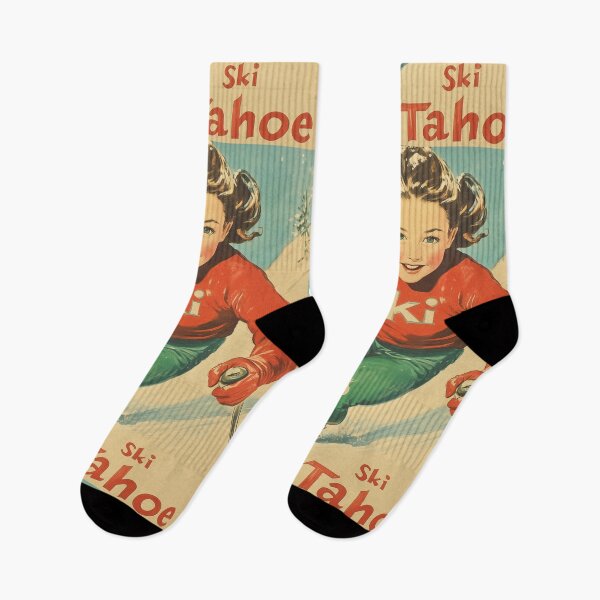 Item preview, Vintage Lake Tahoe Ski designed and sold by Artlizzard.