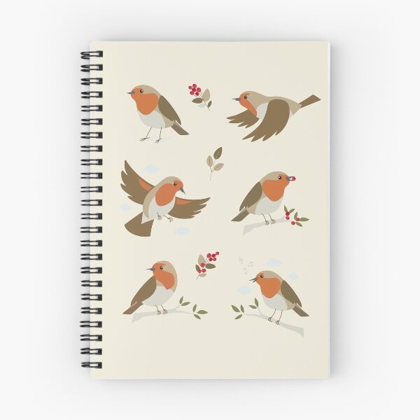 Item preview, European Robin bird – Multiple Poses designed and sold by Rômulo Queiroz.