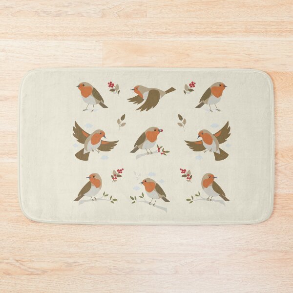 Item preview, European Robin bird – Multiple Poses designed and sold by Rômulo Queiroz.