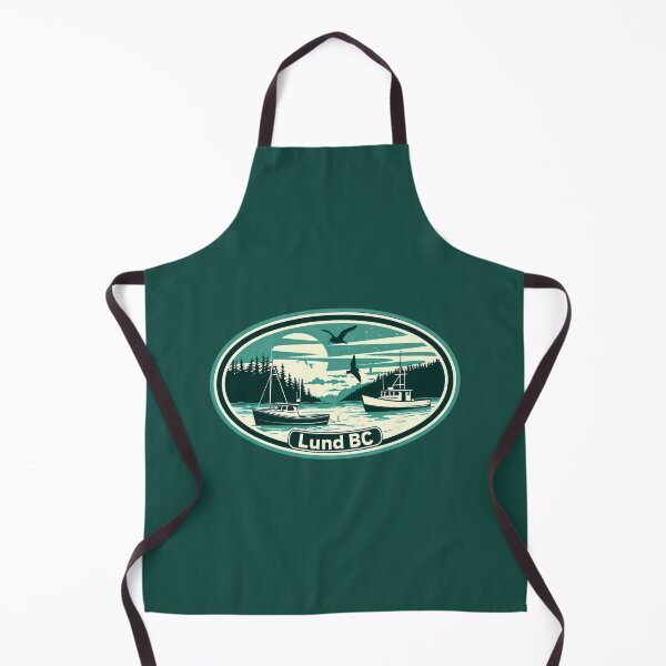 Item preview, Lund BC Fishing Boats & Seaside Forest, Sunshine Coast Nautical Landscape designed and sold by meganohm.