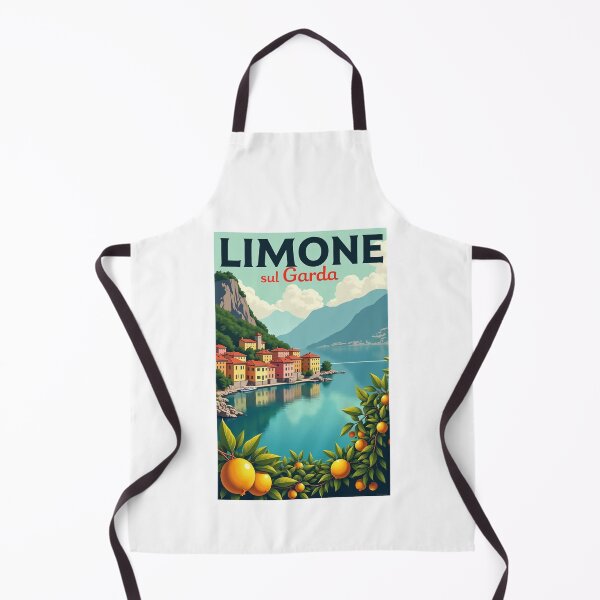 Item preview, Limone sul Garda – Retro Italian Travel Poster designed and sold by Klysztof.