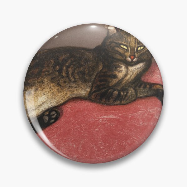 Item preview, Cat illustration | vintage painting of a cat designed and sold by Oqueartecura.