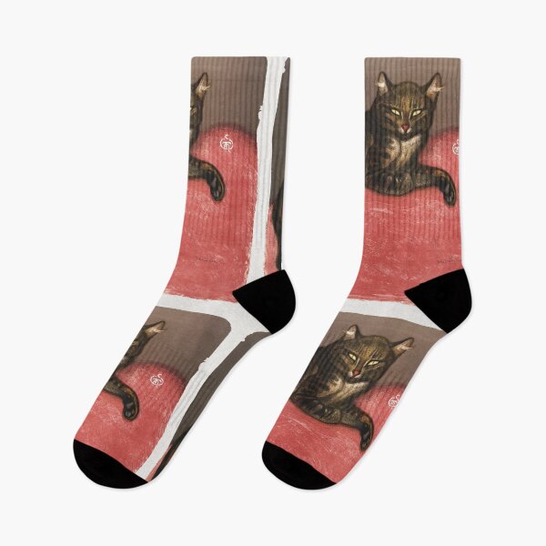 Item preview, Cat illustration | vintage painting of a cat designed and sold by Oqueartecura.