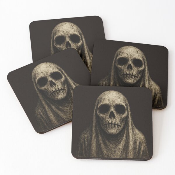 Item preview, Stitched Mouth Ghost – Creepy Silent Spirit in Grunge Horror Style designed and sold by Meandmyshop.