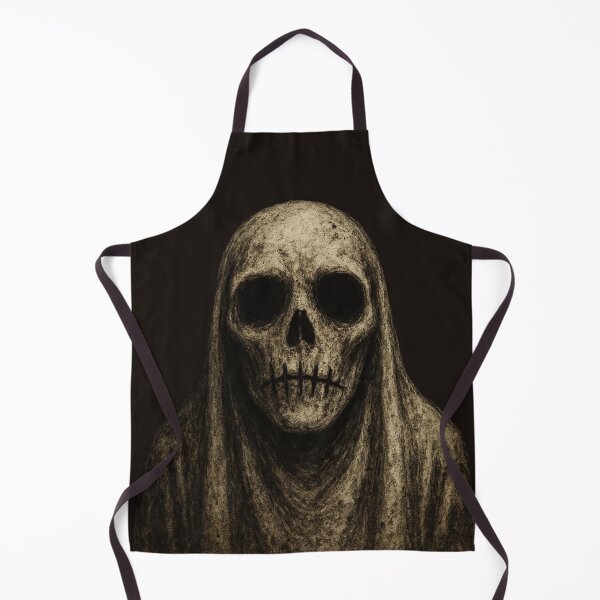 Item preview, Stitched Mouth Ghost – Creepy Silent Spirit in Grunge Horror Style designed and sold by Meandmyshop.