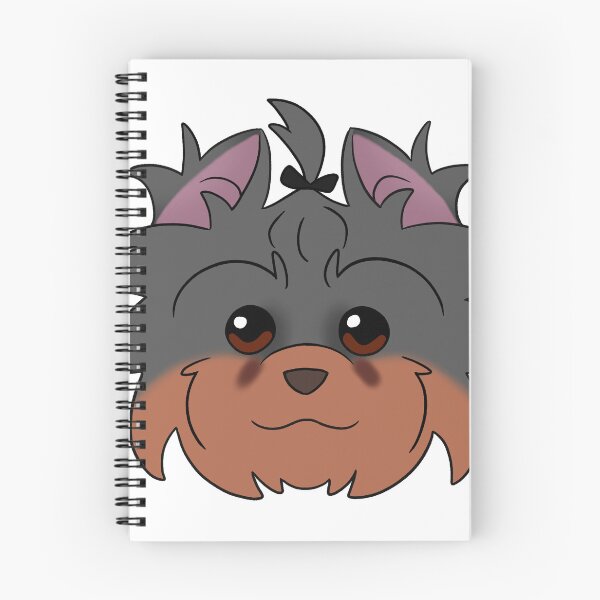Item preview, Dark Grey Yorkie Brown Snout Tear Stains designed and sold by OliRoseArt.