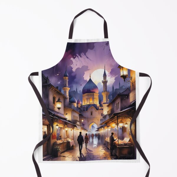 Item preview, Moonlit Bazaar in Ancient Cityscape designed and sold by CraftaMint.