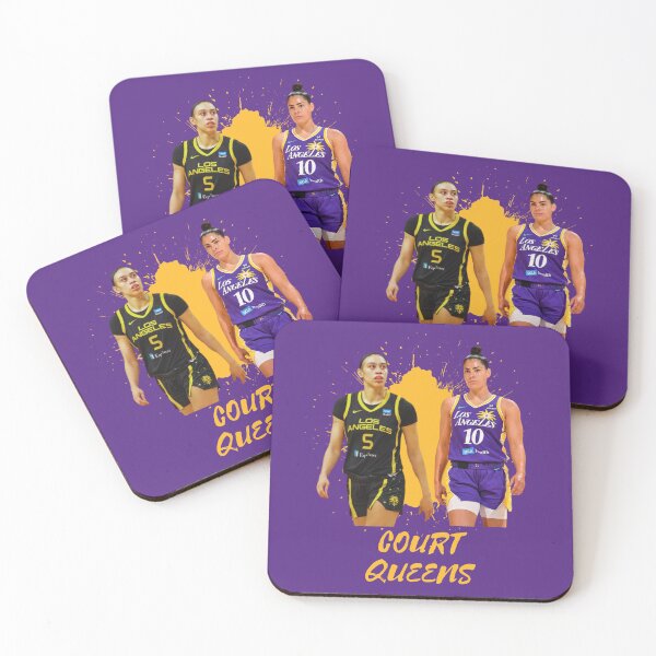 Item preview, Kelsey Plum and Deadrica Hamby LA SPARKS players Los Angeles Sparks designed and sold by LAKERSIN5.
