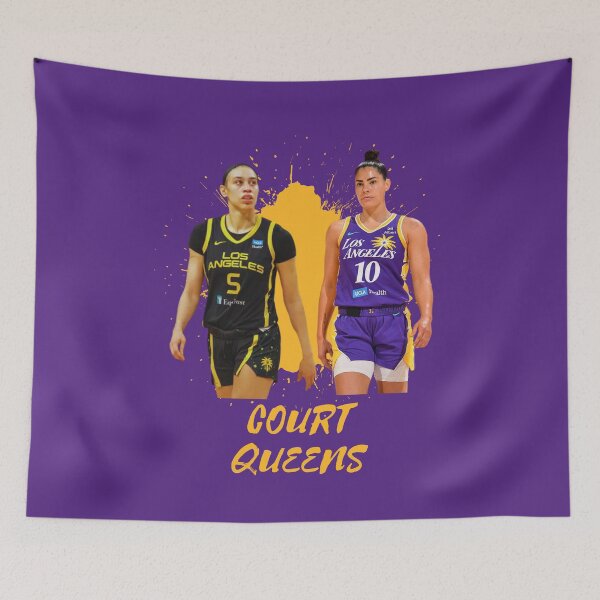 Item preview, Kelsey Plum and Deadrica Hamby LA SPARKS players Los Angeles Sparks designed and sold by LAKERSIN5.