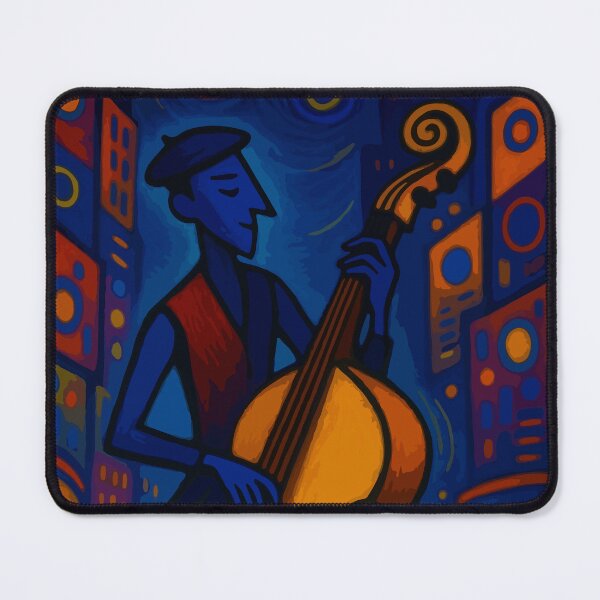 Item preview, Midnight Jazz Bass in Neon City designed and sold by -DEEWOLF-.
