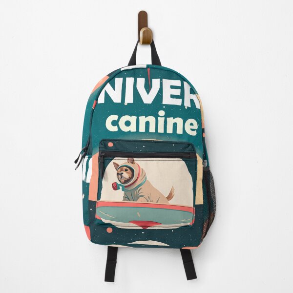 Item preview, Space Dog Universe, Funny Astronaut Canine in UFO, Retro Sci-Fi Art designed and sold by Artegil89.