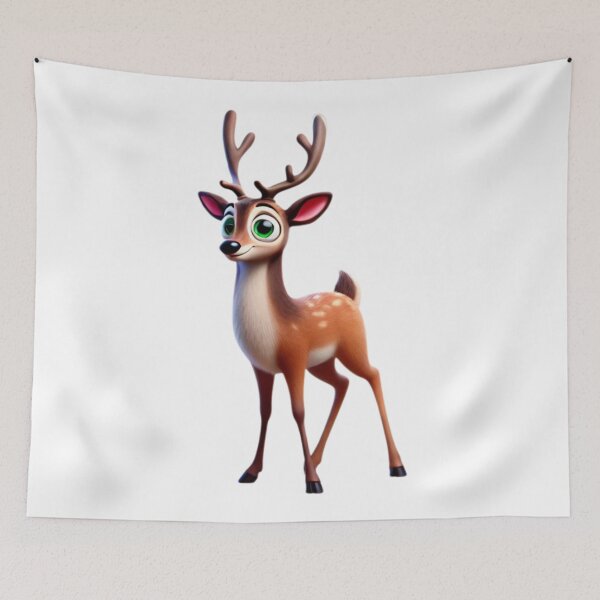 Item preview, Cute Irish Elk Deer designed and sold by Sillytoe.