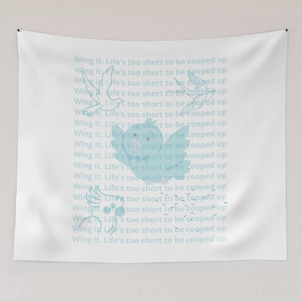 Item preview, Wing It - Life’s Too Short to Be Cooped Up designed and sold by jdskal.