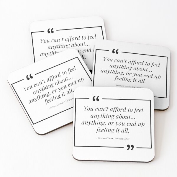 Item preview, Book Quote | The Last Letter By Rebecca Yarros designed and sold by Certon Homes.