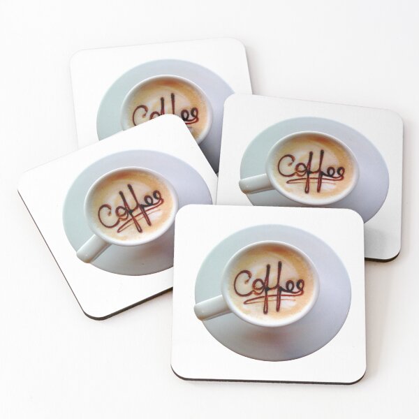 Item preview, Coffee Cup Latte Art Typography Design designed and sold by EngeeWealth.