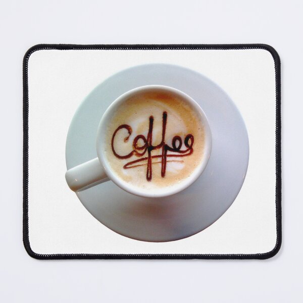 Item preview, Coffee Cup Latte Art Typography Design designed and sold by EngeeWealth.